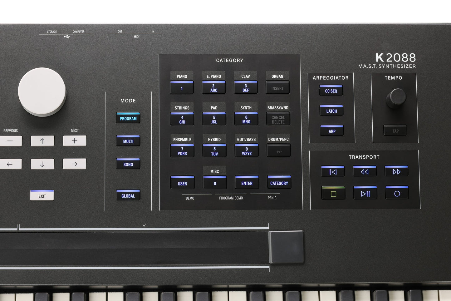 Kurzweil K2088 V.A.S.T. Synthesizer Workstation