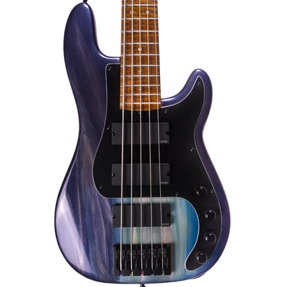 McGrath Thunderhorse V – Black Sands – 32-Inch Medium Scale 5-String Bass – front product view
