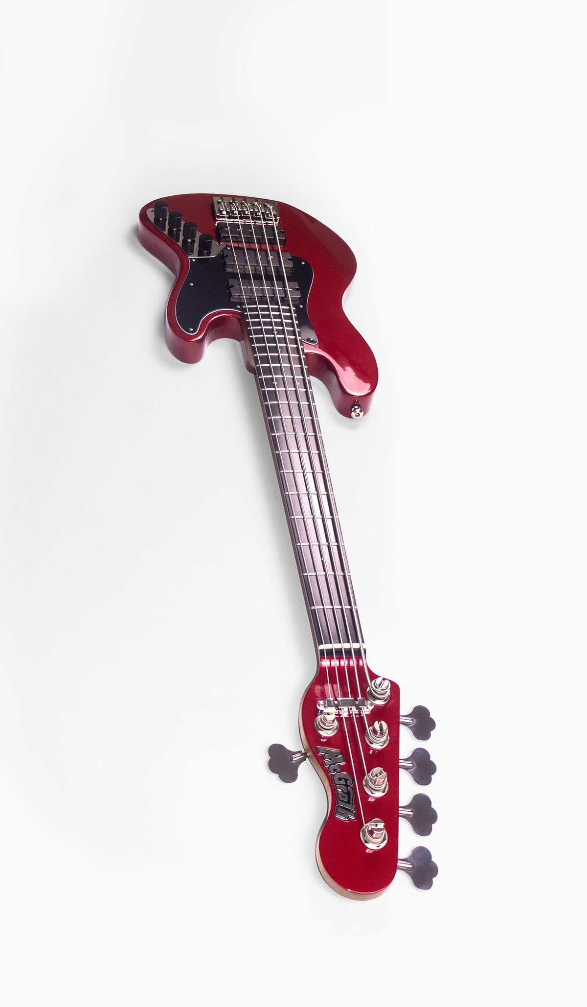 McGrath Thunderhorse V – Candy Apple Red – 32-Inch Medium Scale 5-String Bass – product image 13