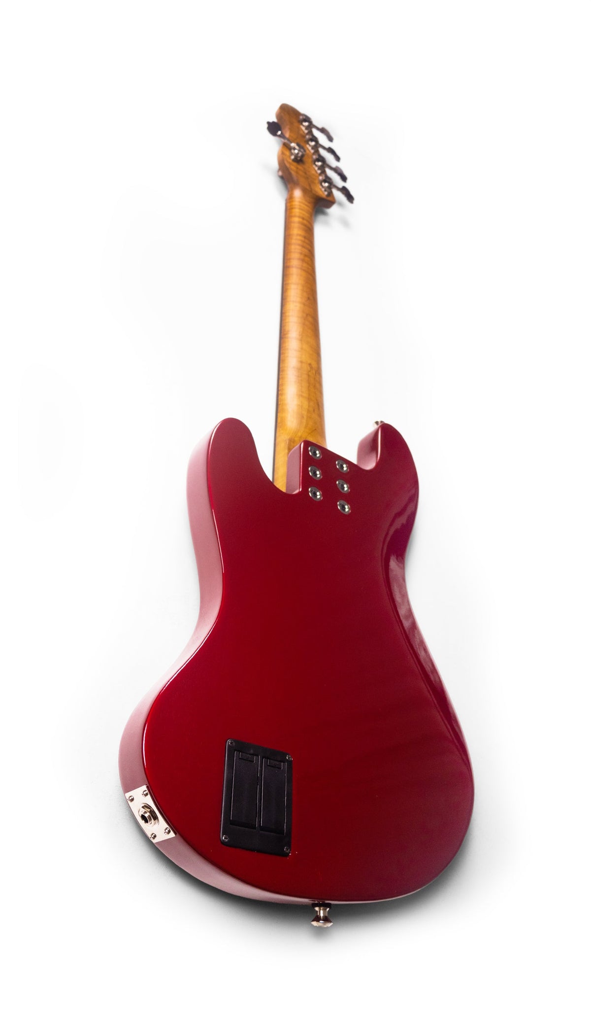 McGrath Thunderhorse V – Candy Apple Red – 32-Inch Medium Scale 5-String Bass – product image 4