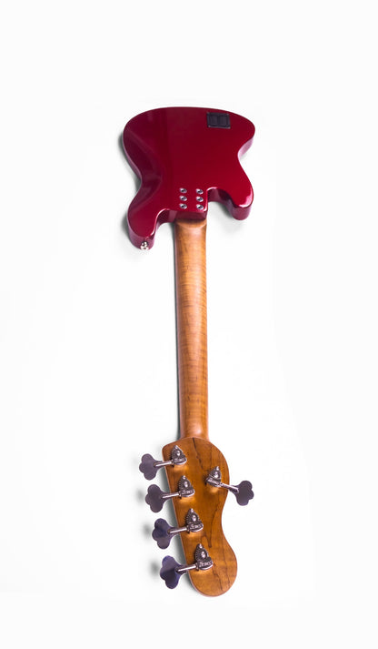 McGrath Thunderhorse V – Candy Apple Red – 32-Inch Medium Scale 5-String Bass – product image 5