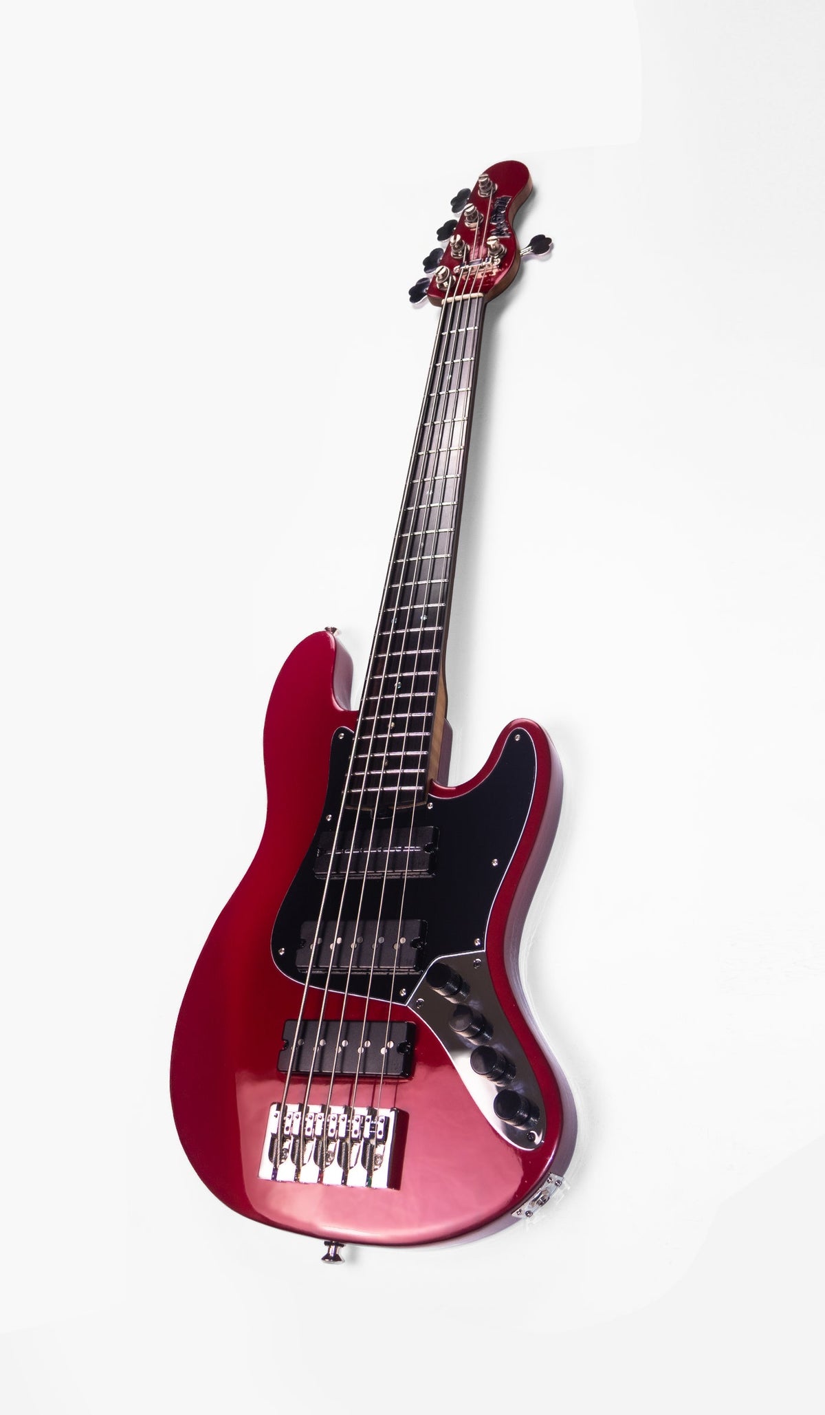 McGrath Thunderhorse V – Candy Apple Red – 32-Inch Medium Scale 5-String Bass – product image 6
