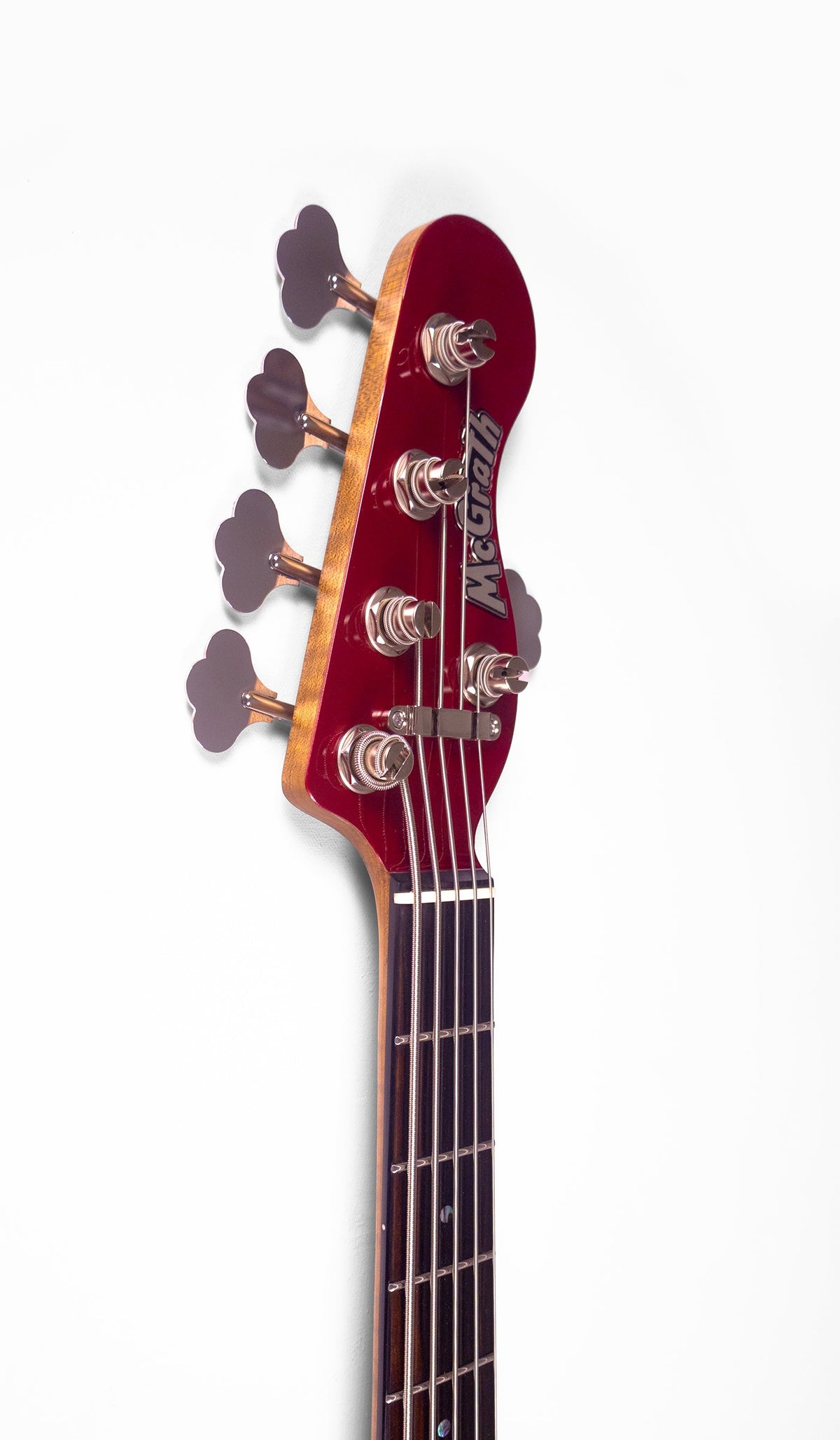 McGrath Thunderhorse V – Candy Apple Red – 32-Inch Medium Scale 5-String Bass – product image 8