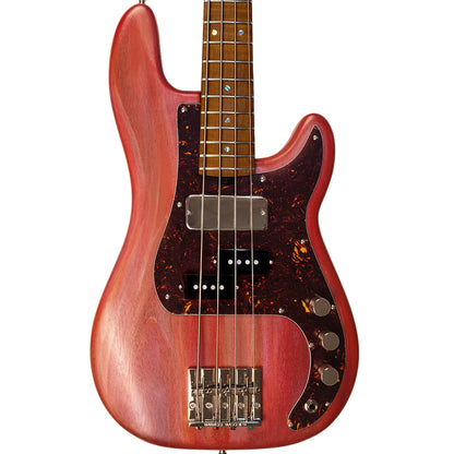 Short Scale Thumper - Coral - 8.1lbs by McGrath Guitars electric bass image 1