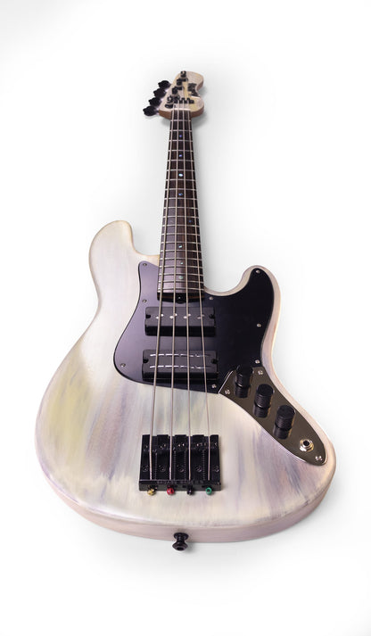 J-Style - Thumper - White Sands - 8.3lbs - Short Scale by McGrath Guitars electric bass image 3