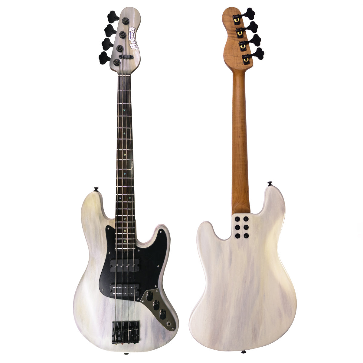 J-Style - Thumper - White Sands - 8.3lbs - Short Scale by McGrath Guitars electric bass image 12