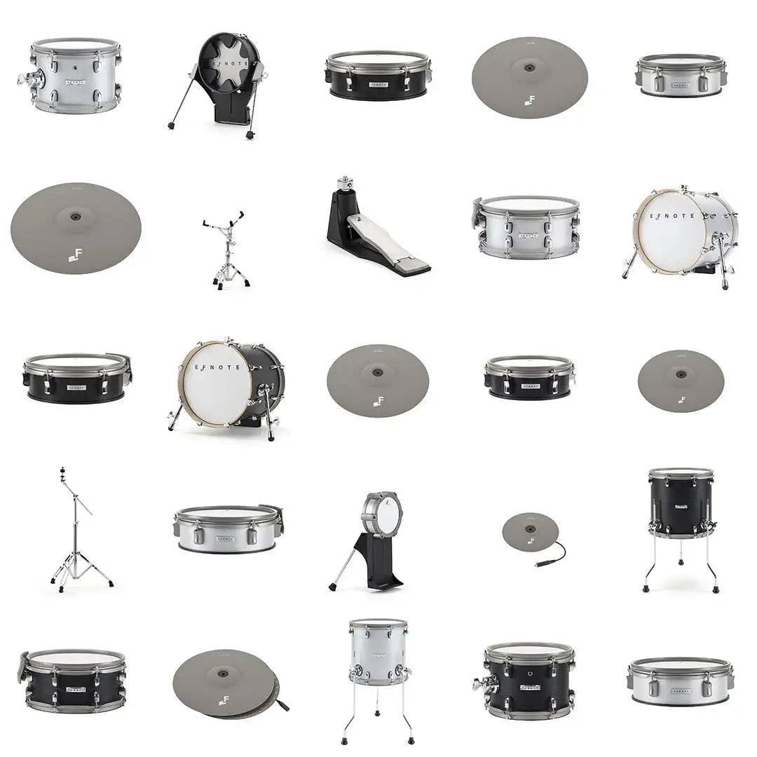 EFNOTE 7X component collection layout