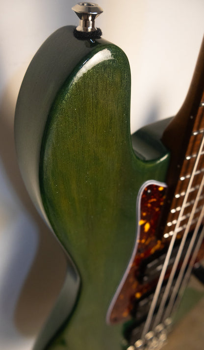 McGrath Thunderhorse J-Style Bass - British Racing Green - 12-Way Selector & Tilt EQ - image 4