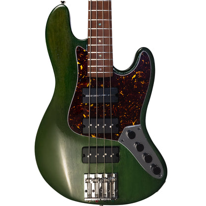 McGrath Thunderhorse J-Style Bass - British Racing Green - 12-Way Selector & Tilt EQ - product image