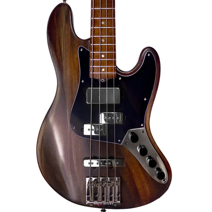 McGrath Thunderhorse J-Style Bass - Coffee - 12-Way Selector & Tilt EQ - product image