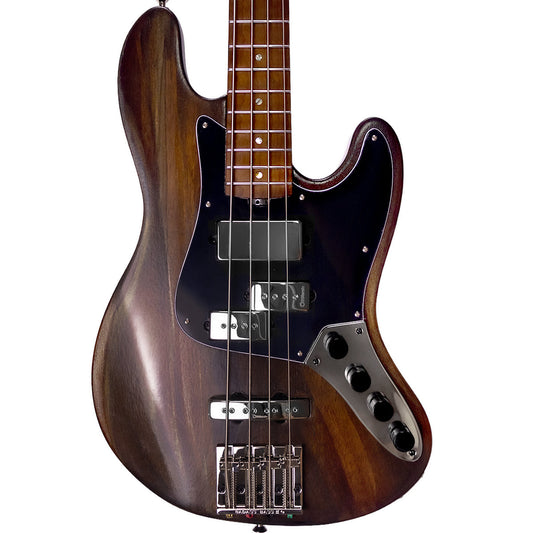 McGrath Thunderhorse J-Style Bass - Coffee - 12-Way Selector & Tilt EQ - product image