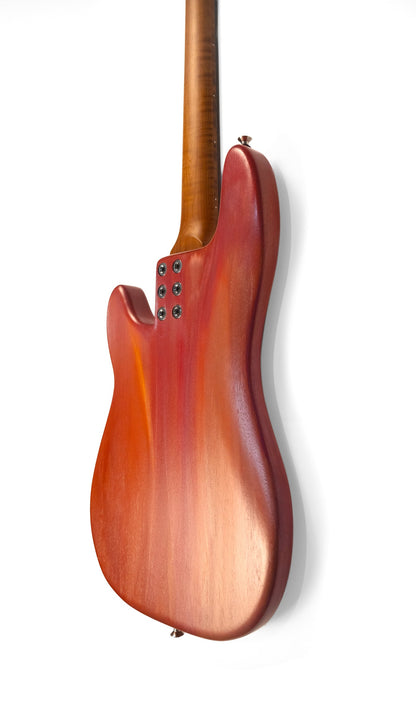 Short Scale Thumper - Coral - 8.1lbs by McGrath Guitars electric bass image 3