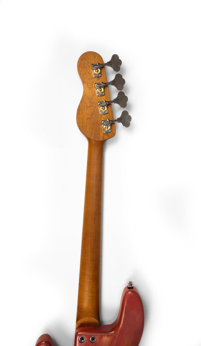 Short Scale Thumper - Coral - 8.1lbs by McGrath Guitars electric bass image 4