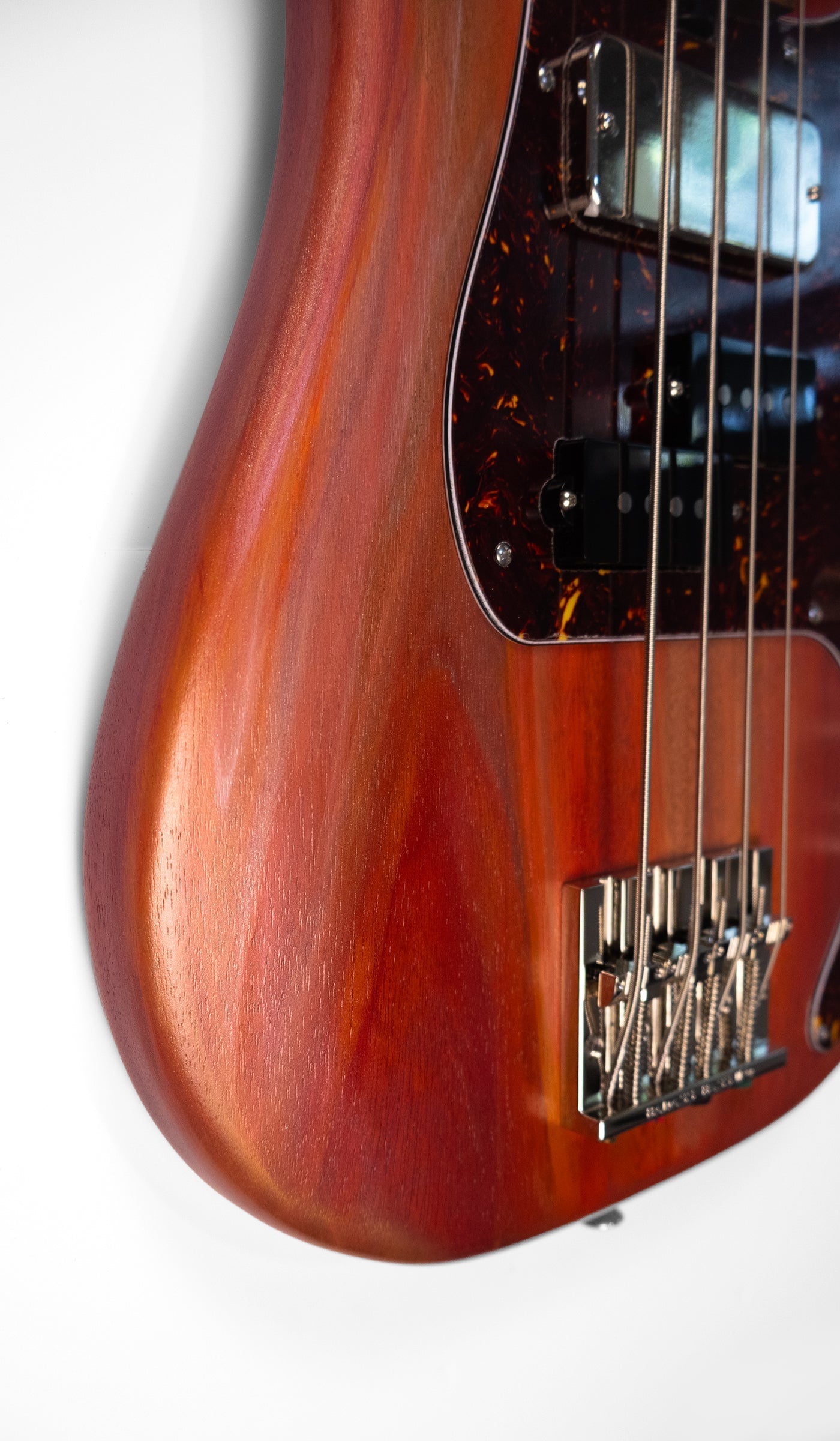 Short Scale Thumper - Coral - 8.1lbs by McGrath Guitars electric bass image 8