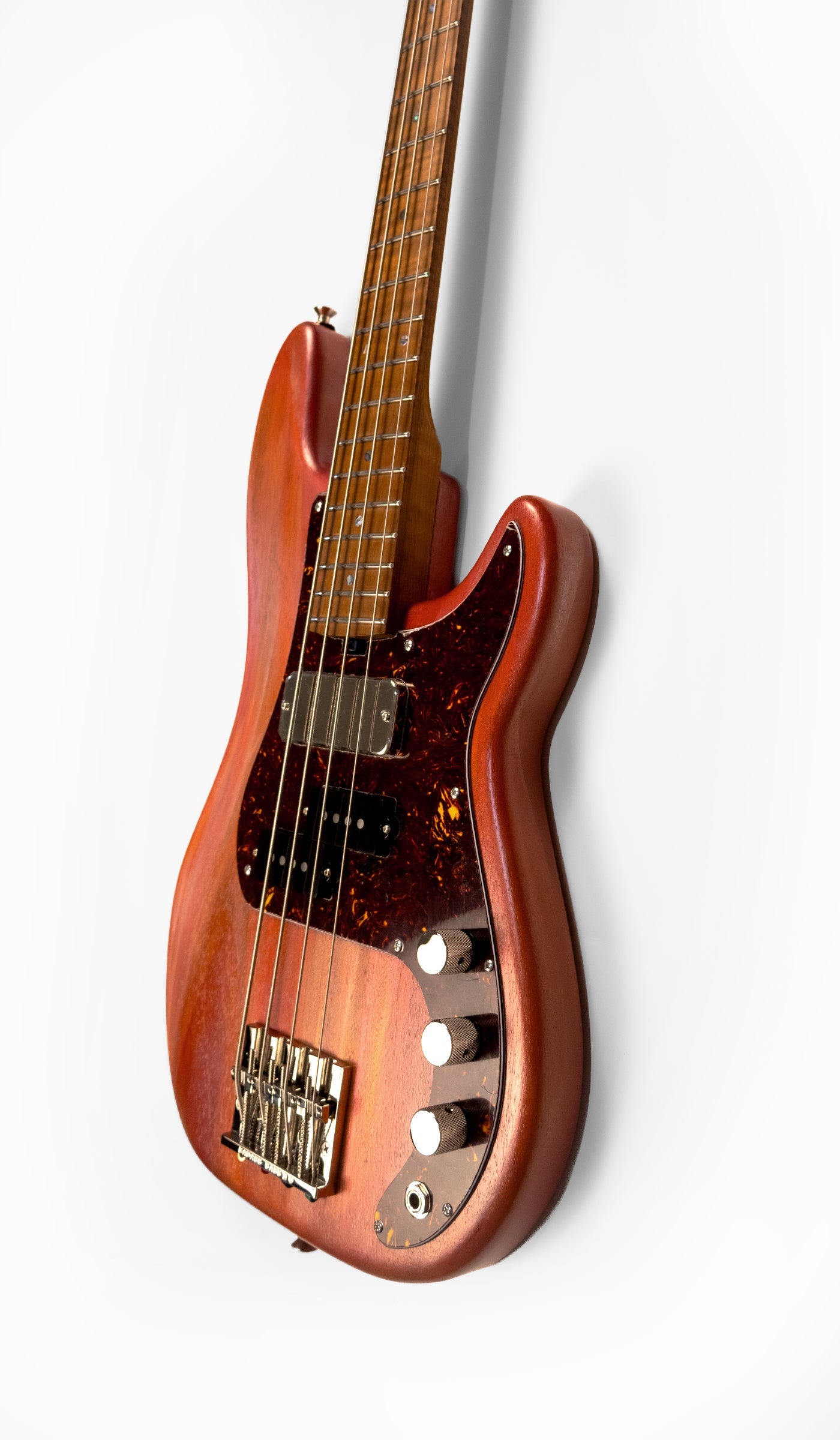 Short Scale Thumper - Coral - 8.1lbs by McGrath Guitars electric bass image 9