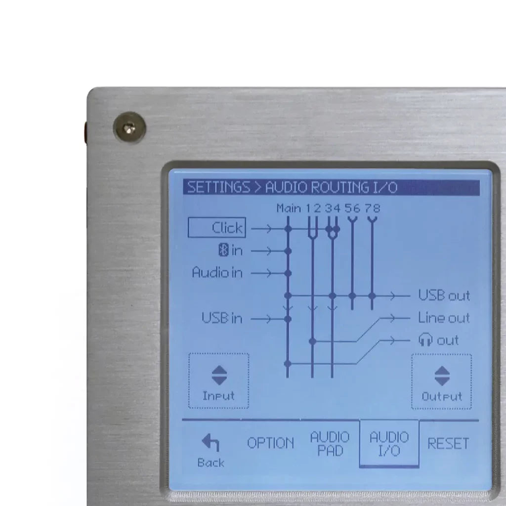 EFNOTE 3 sound module routing screen
