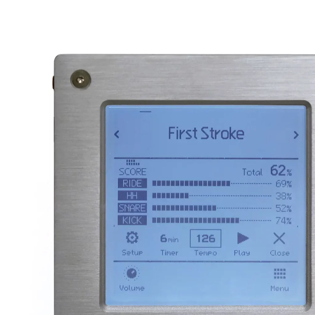 EFNOTE 3 sound module score screen