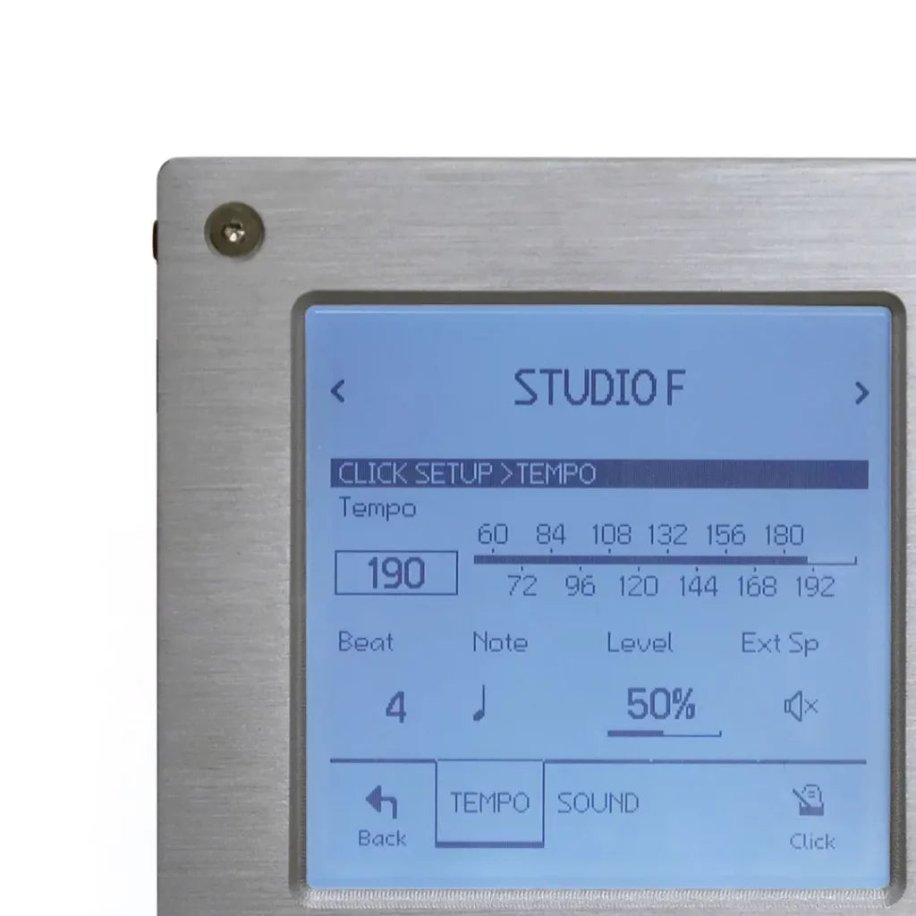 EFNOTE 3 sound module tempo screen
