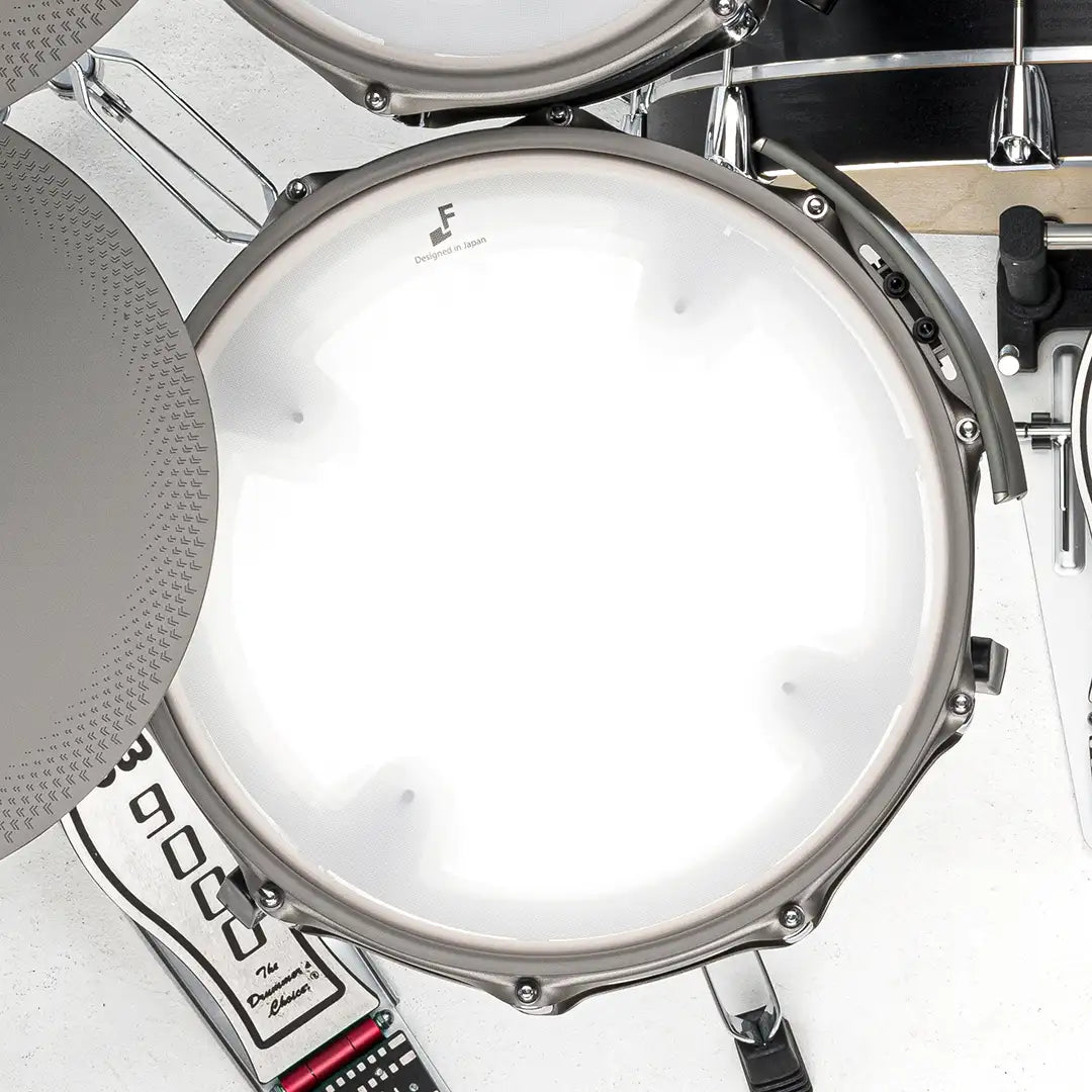 EFNOTE 7X snare drum sensor layout close up