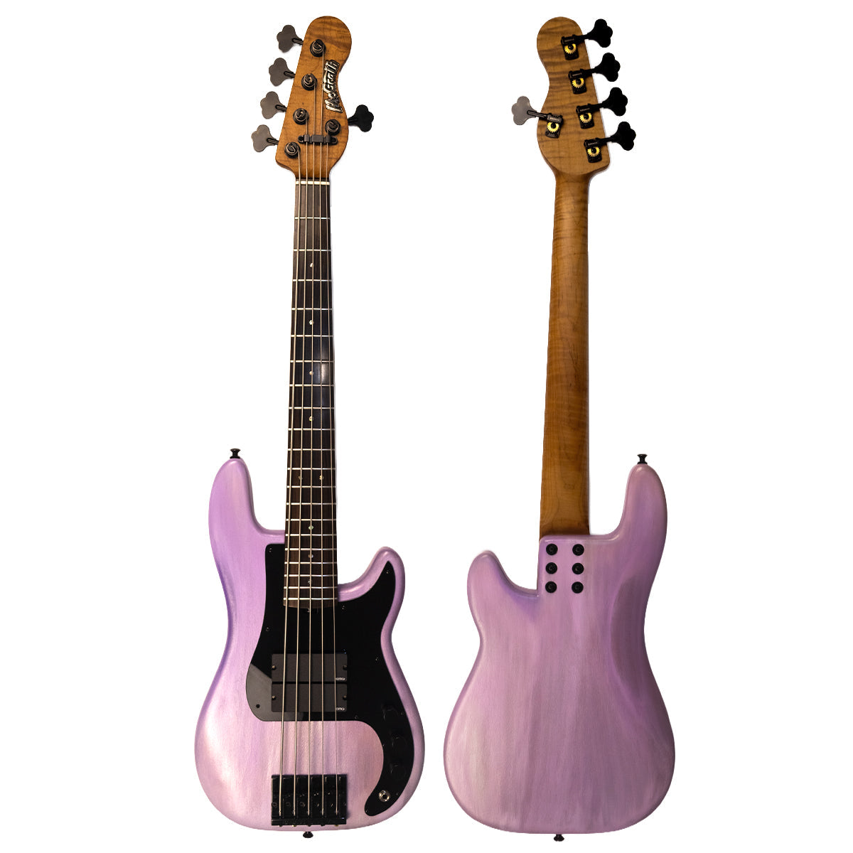McGrath Medium Scale Thumper Lavender 8.7lbs - McGrath Guitars boutique 5-string bass