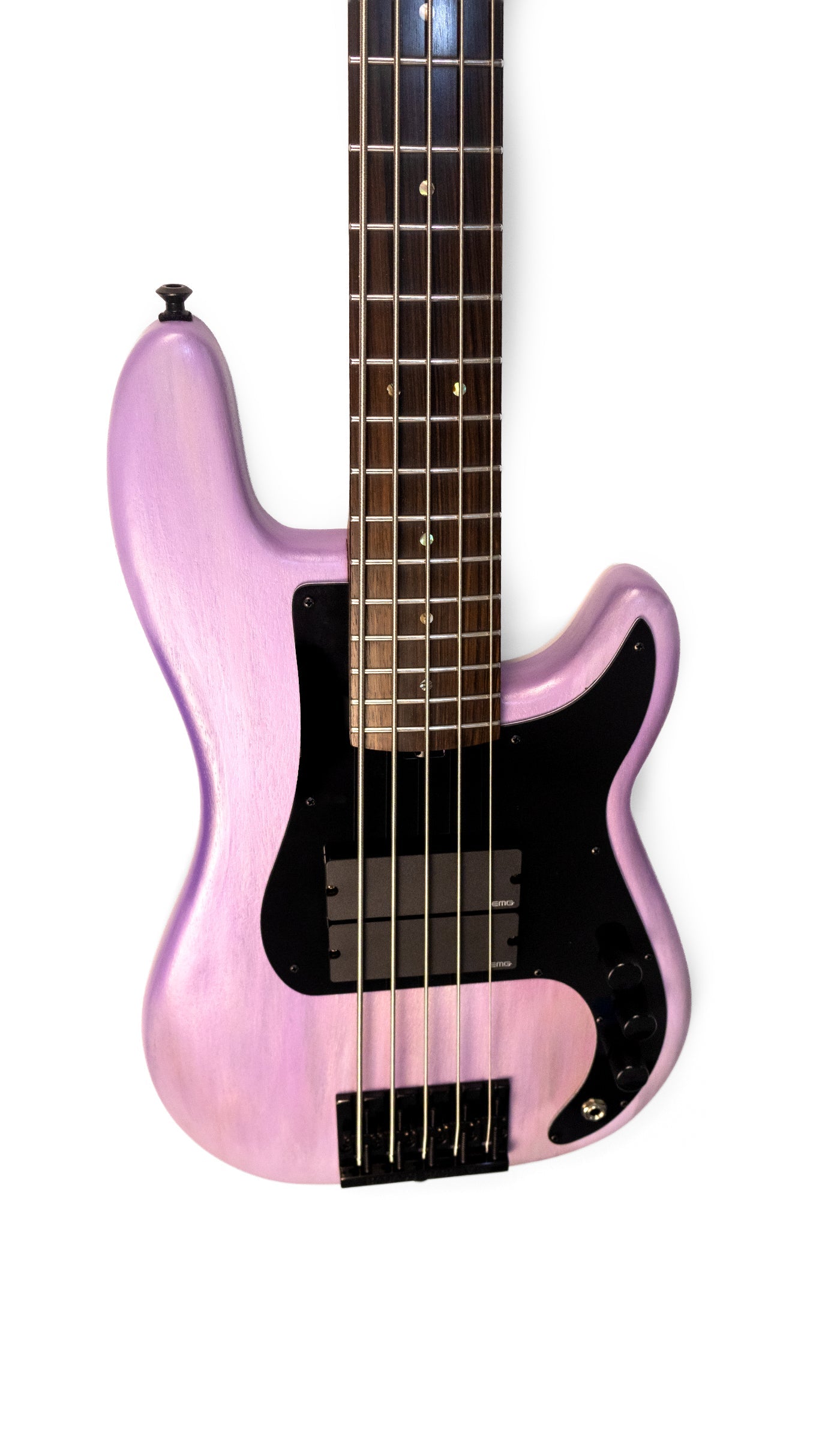McGrath Medium Scale Thumper Lavender 8.7lbs - McGrath Guitars boutique 5-string bass