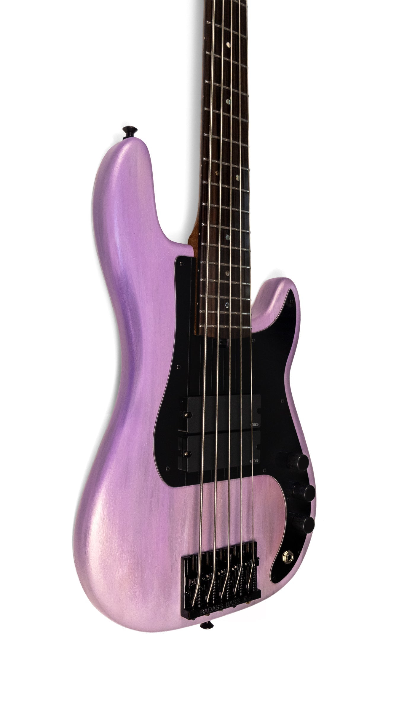 McGrath Medium Scale Thumper Lavender 8.7lbs - McGrath Guitars boutique 5-string bass