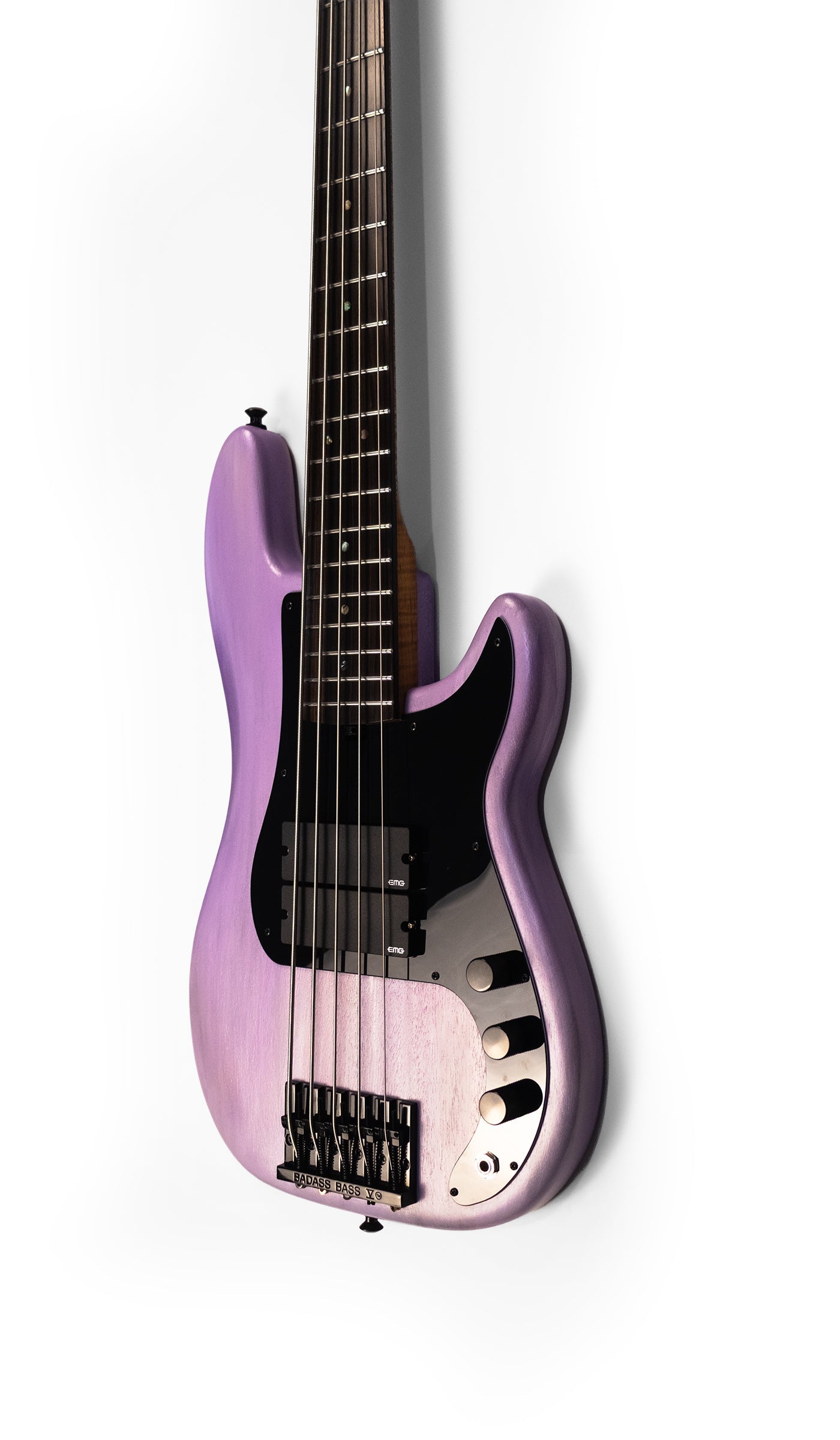 McGrath Medium Scale Thumper Lavender 8.7lbs - McGrath Guitars boutique 5-string bass