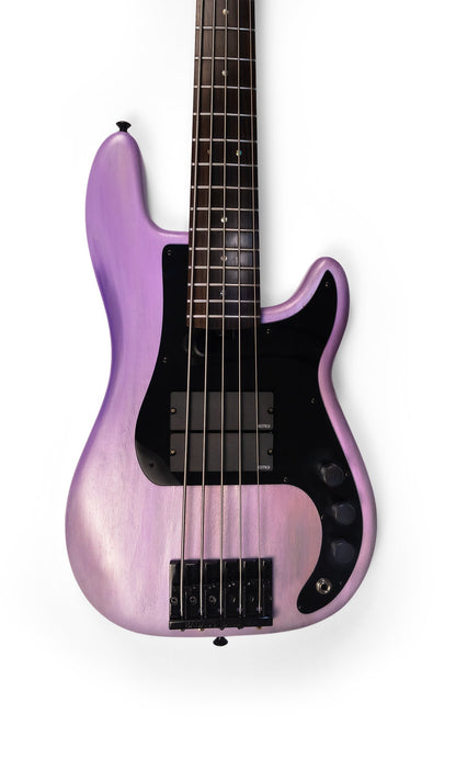 McGrath Medium Scale Thumper Lavender 8.7lbs - McGrath Guitars boutique 5-string bass