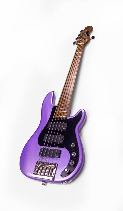 McGrath Thunderhorse V – Lavender – 34-Inch Standard Scale 5-String Bass – product image 13