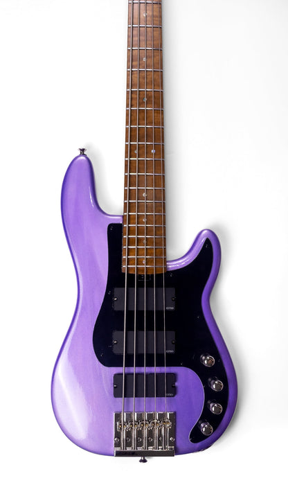McGrath Thunderhorse V – Lavender – 34-Inch Standard Scale 5-String Bass – product image 11