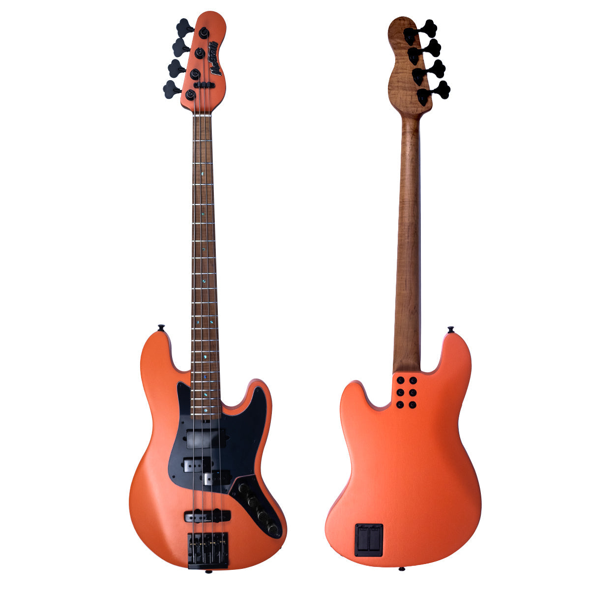 McGrath Thunderhorse J-Style Bass - Peach - 12-Way Selector & Tilt EQ - image 2