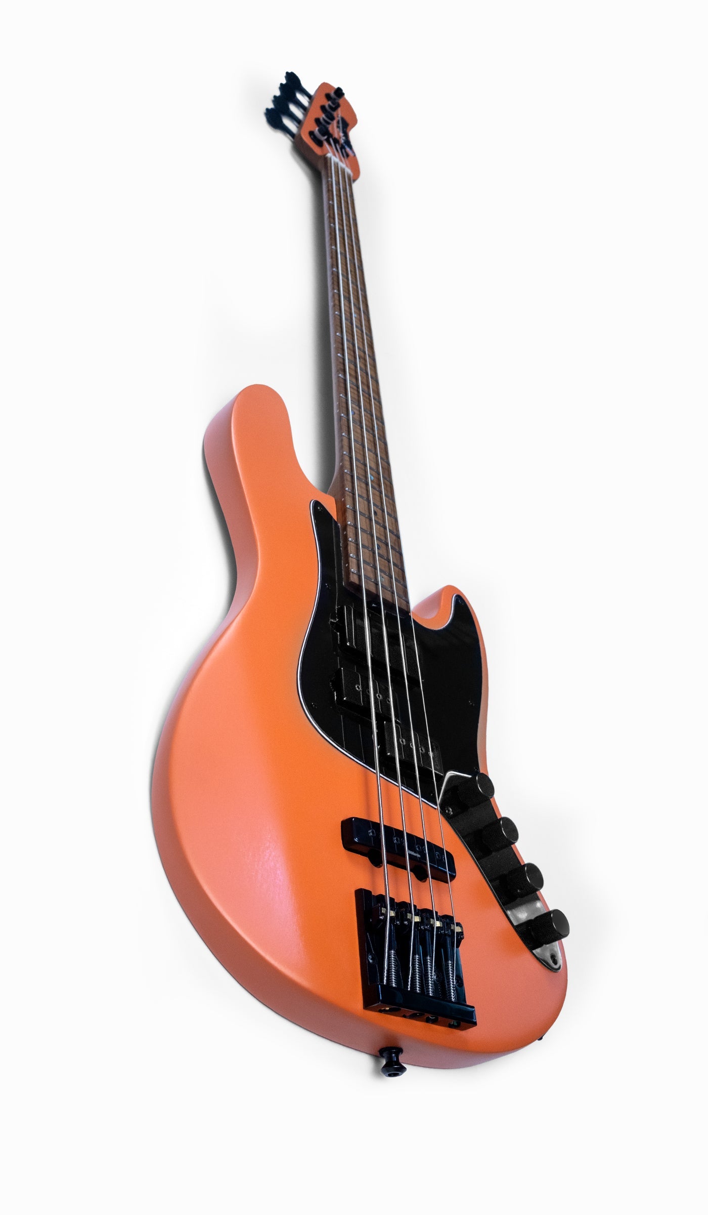 McGrath Thunderhorse J-Style Bass - Peach - 12-Way Selector & Tilt EQ - image 5