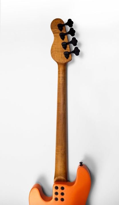 McGrath Thunderhorse J-Style Bass - Peach - 12-Way Selector & Tilt EQ - image 8