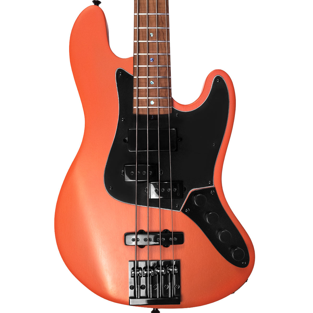 McGrath Thunderhorse J-Style Bass - Peach - 12-Way Selector & Tilt EQ - product image