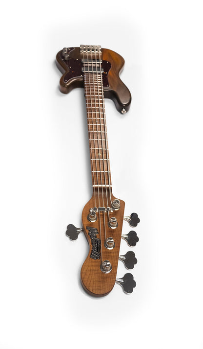 McGrath Medium Scale Thumper Whiskey 8.8lbs - McGrath Guitars boutique 5-string bass