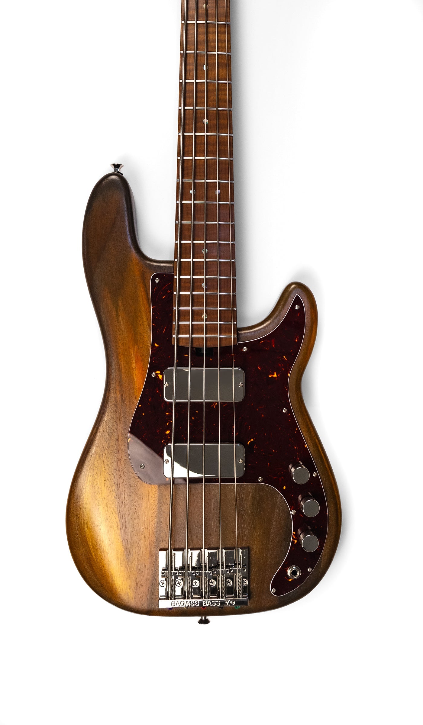 McGrath Medium Scale Thumper Whiskey 8.8lbs - McGrath Guitars boutique 5-string bass
