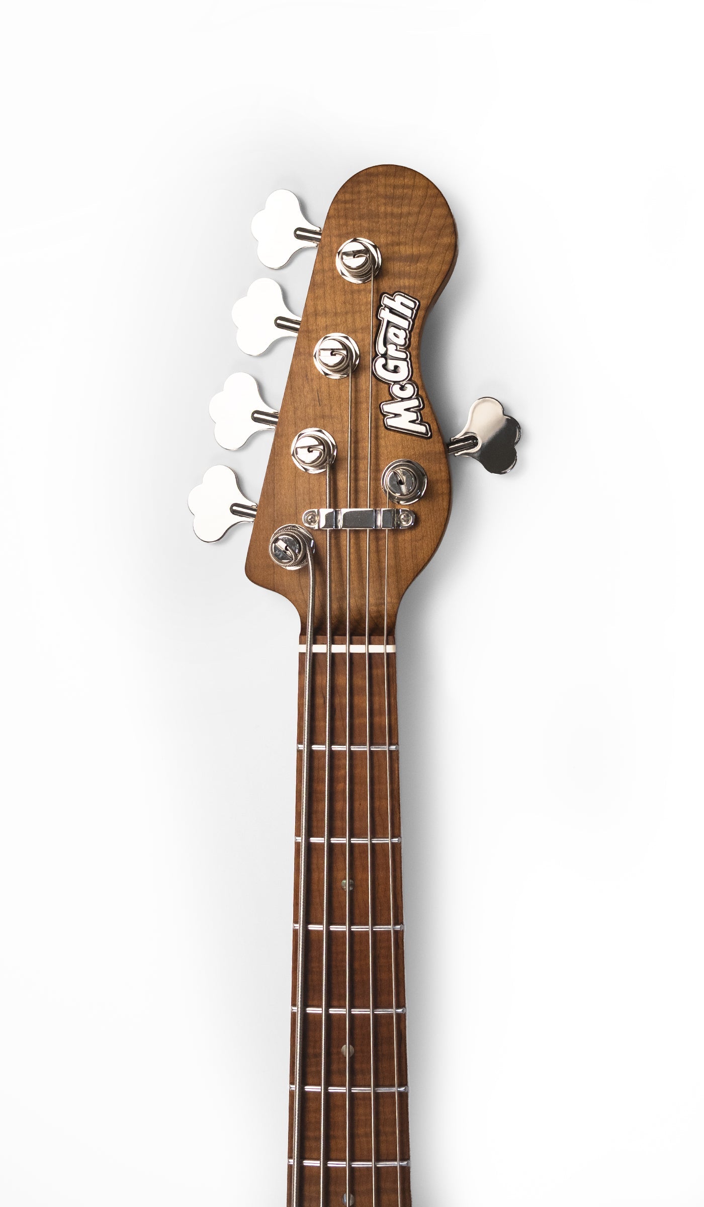 McGrath Medium Scale Thumper Whiskey 8.8lbs - McGrath Guitars boutique 5-string bass