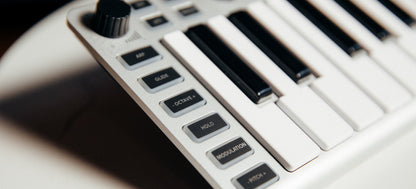 Artesia Pro Xsynth performance buttons close-up