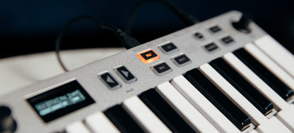 Artesia Pro Xsynth controls and keys close-up